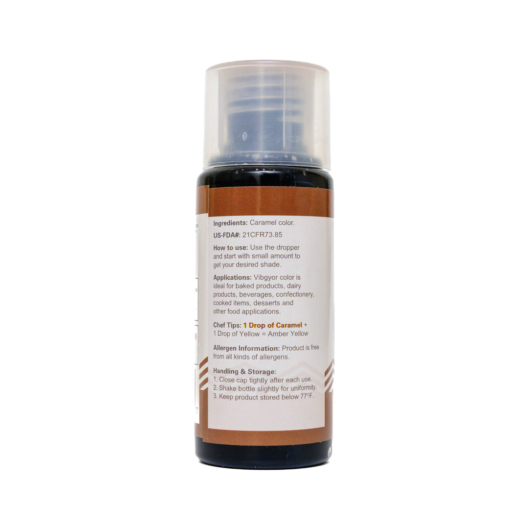 Brown (Caramel) Gel Food Color