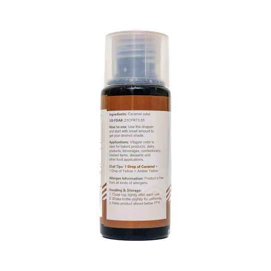 Brown (Caramel) Gel Food Color